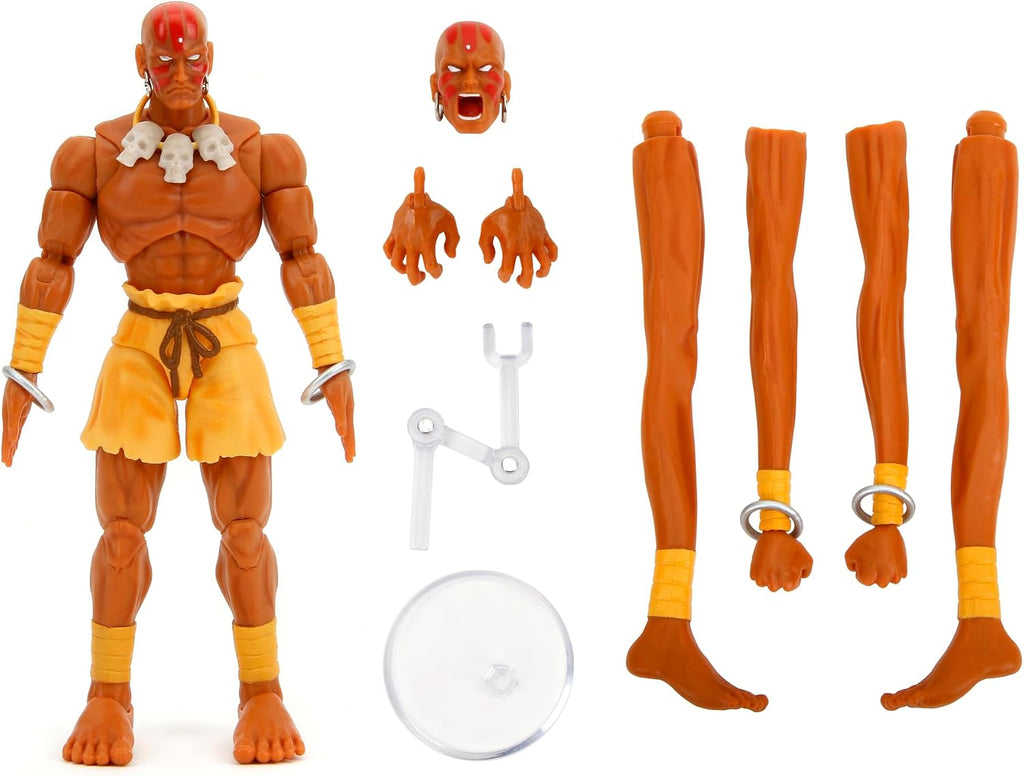 Jada Toys Street Fighter II – Dhalsim 6" Articulated Action Figure (1:12 Scale) - Flex Gamingproduct_type