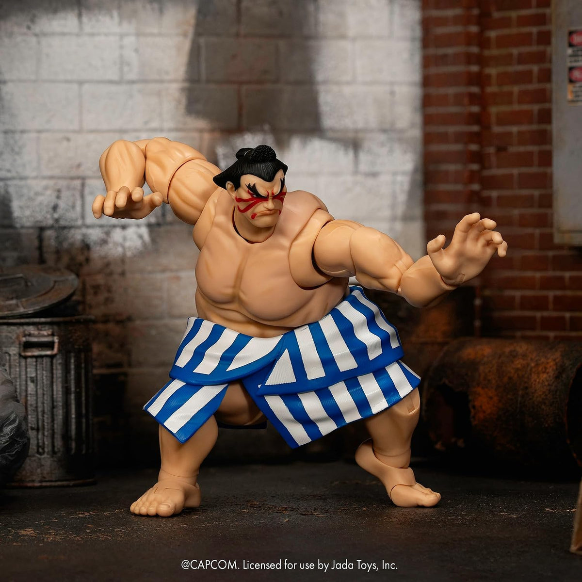 Jada Toys Street Fighter II – E. Honda 6.4" Articulated Action Figure (1:12 Scale) - Flex Gamingproduct_type
