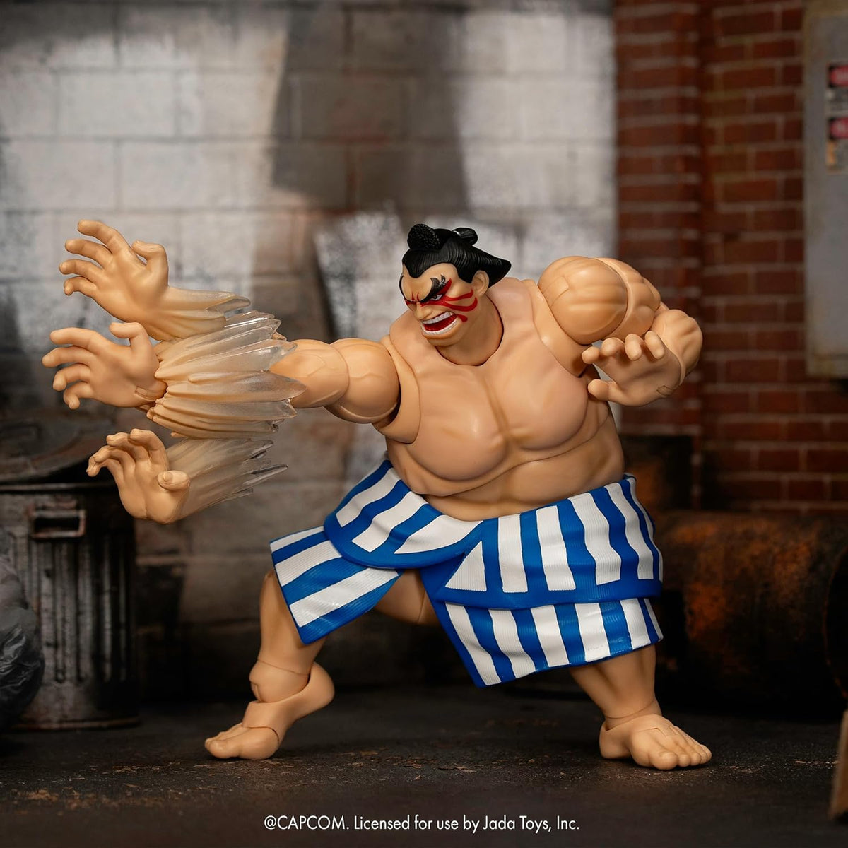 Jada Toys Street Fighter II – E. Honda 6.4" Articulated Action Figure (1:12 Scale) - Flex Gamingproduct_type