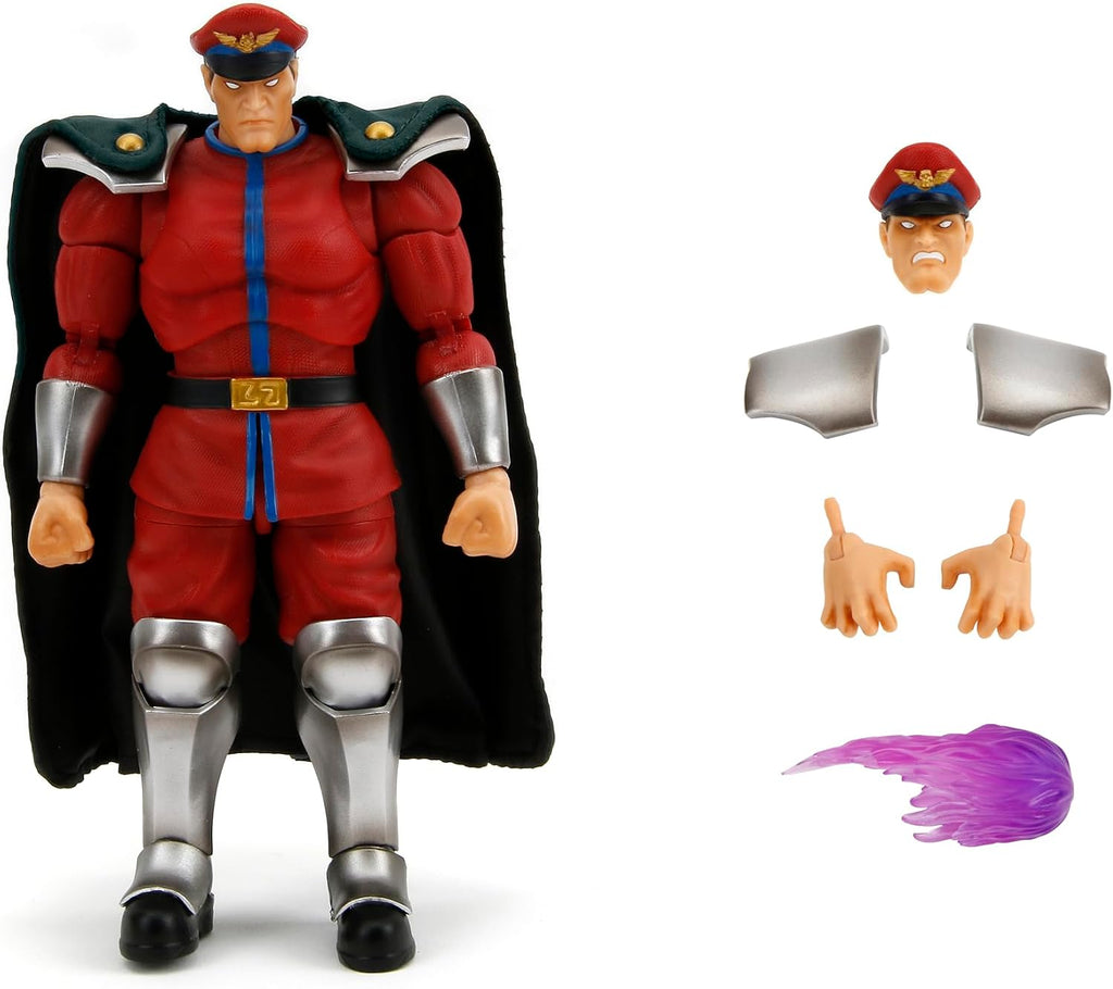 Jada Toys Street Fighter II – M. Bison 6" Articulated Action Figure (1:12 Scale) - Flex Gamingproduct_type