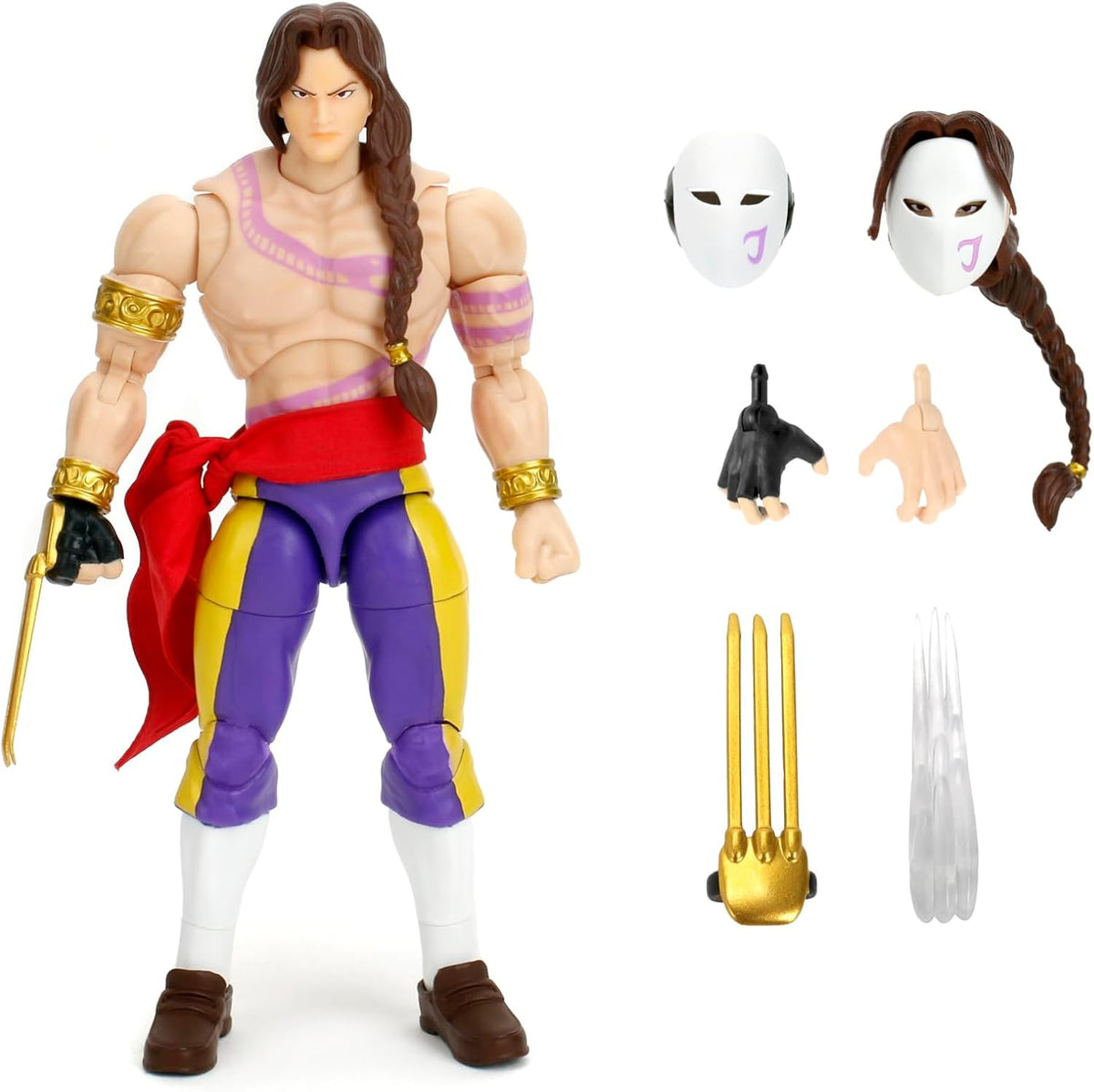 Jada Toys Street Fighter II – Vega 6" Articulated Action Figure (1:12 Scale) - Flex Gamingproduct_type