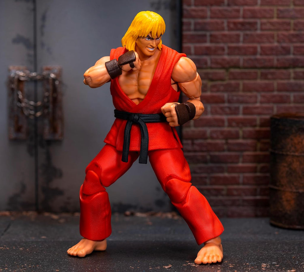 Jada Toys Street Fighter – Ken Masters 6" Articulated Action Figure - Flex Gamingproduct_type