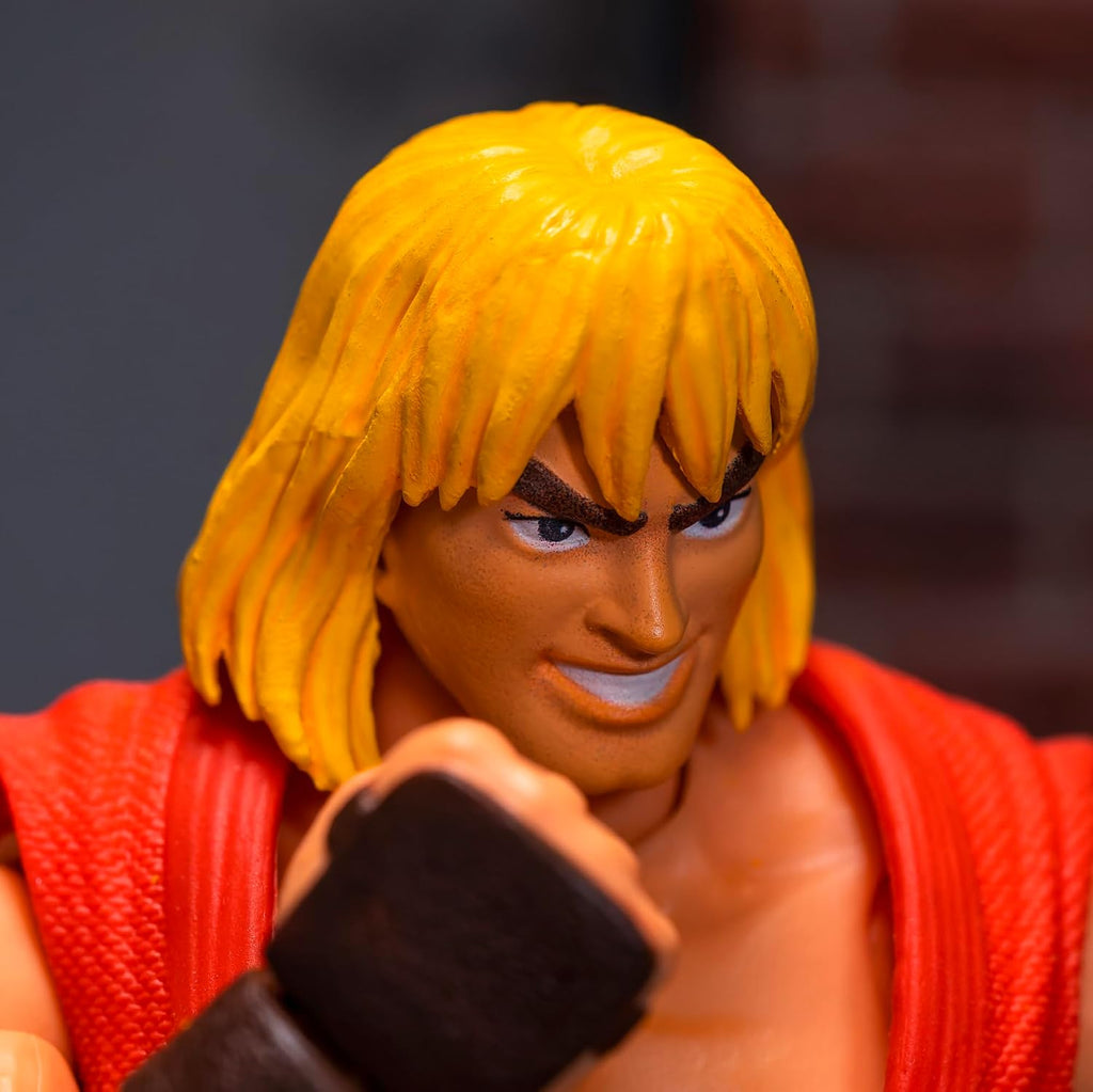 Jada Toys Street Fighter – Ken Masters 6" Articulated Action Figure - Flex Gamingproduct_type