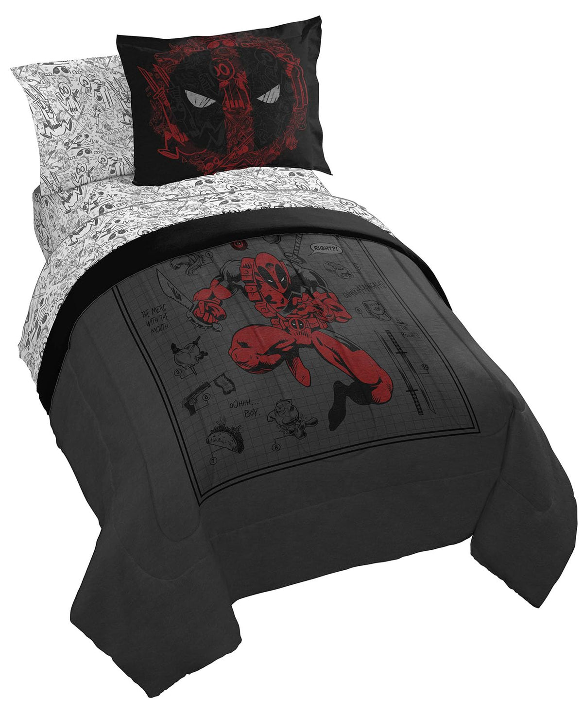 Jay Franco Licensed Pop Culture Comforter Bedding Set – 7 Sizes & 25 Designs - Flex Gamingproduct_type