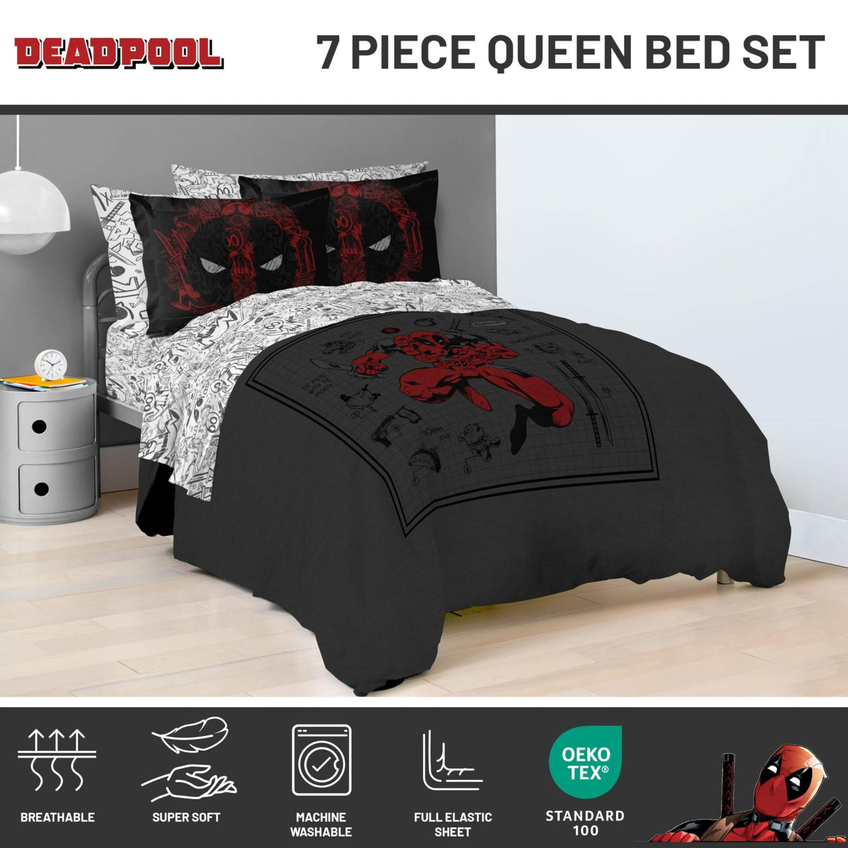 Jay Franco Licensed Pop Culture Comforter Bedding Set – 7 Sizes & 25 Designs - Flex Gamingproduct_type