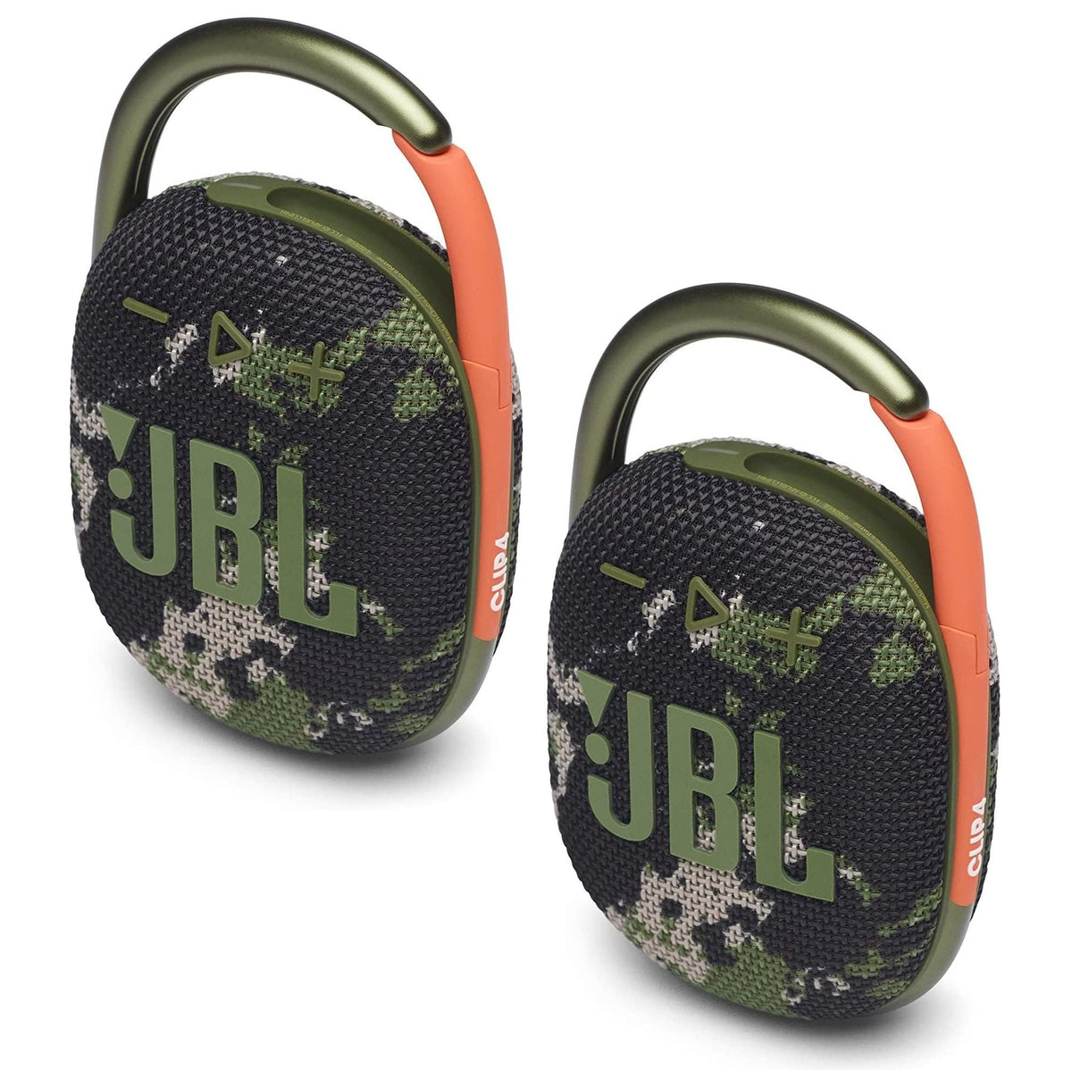 JBL 2 Pack Clip 4 Waterproof Wireless Audio Bluetooth Speaker Bundle (Green) - Flex Gamingproduct_type