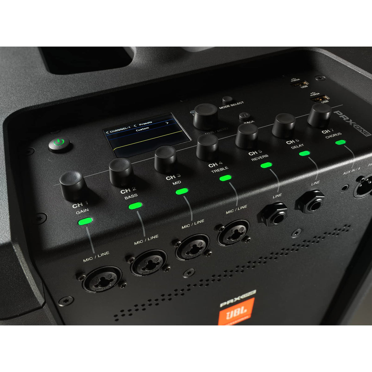 JBL Professional EON ONE Compact Ultra-Portable Battery Powered Wireless PA Speaker System with Bluetooth, Professional 4-Channel Mixer, and Lexicon Effects. Black - Flex Gamingproduct_type