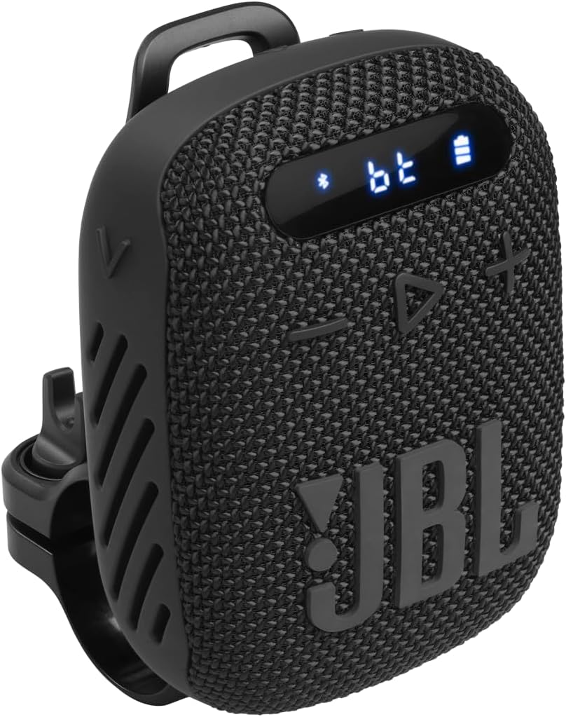 JBL Wind 3 FM Bluetooth Handlebar Speaker, Black - Flex Gamingproduct_type