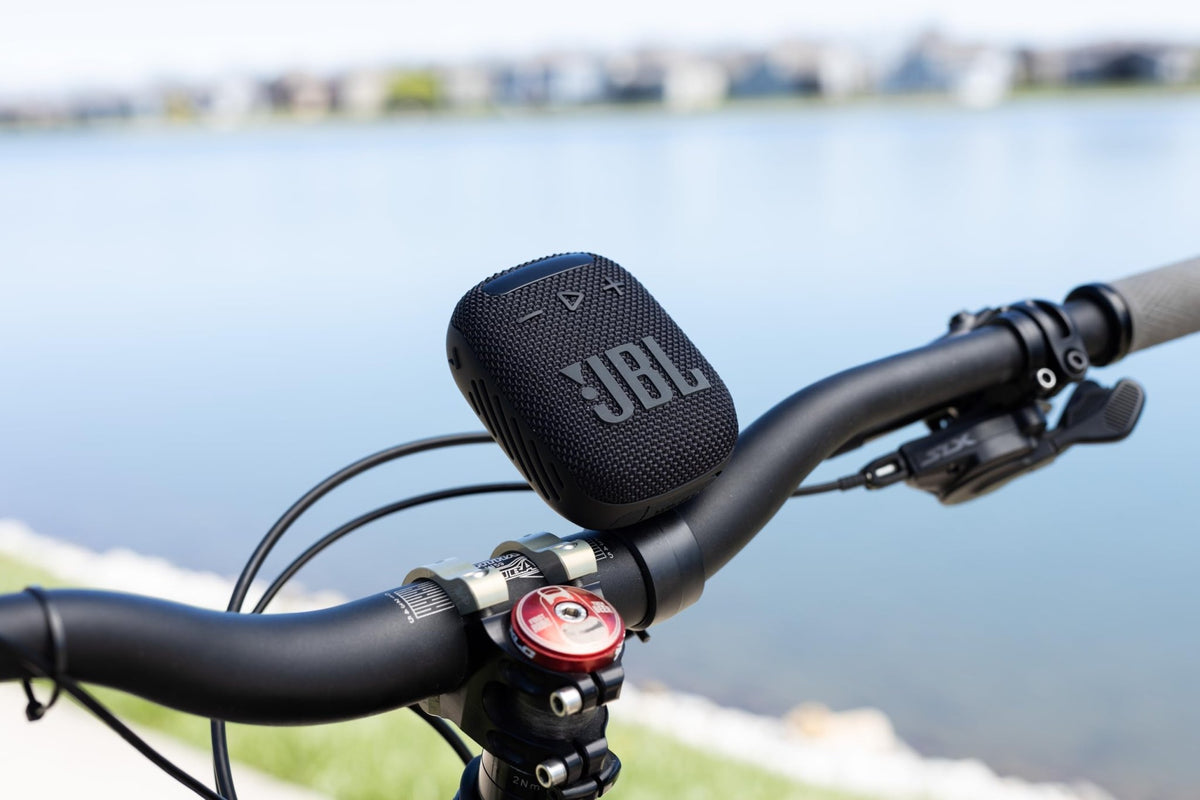 JBL Wind 3 FM Bluetooth Handlebar Speaker, Black - Flex Gamingproduct_type