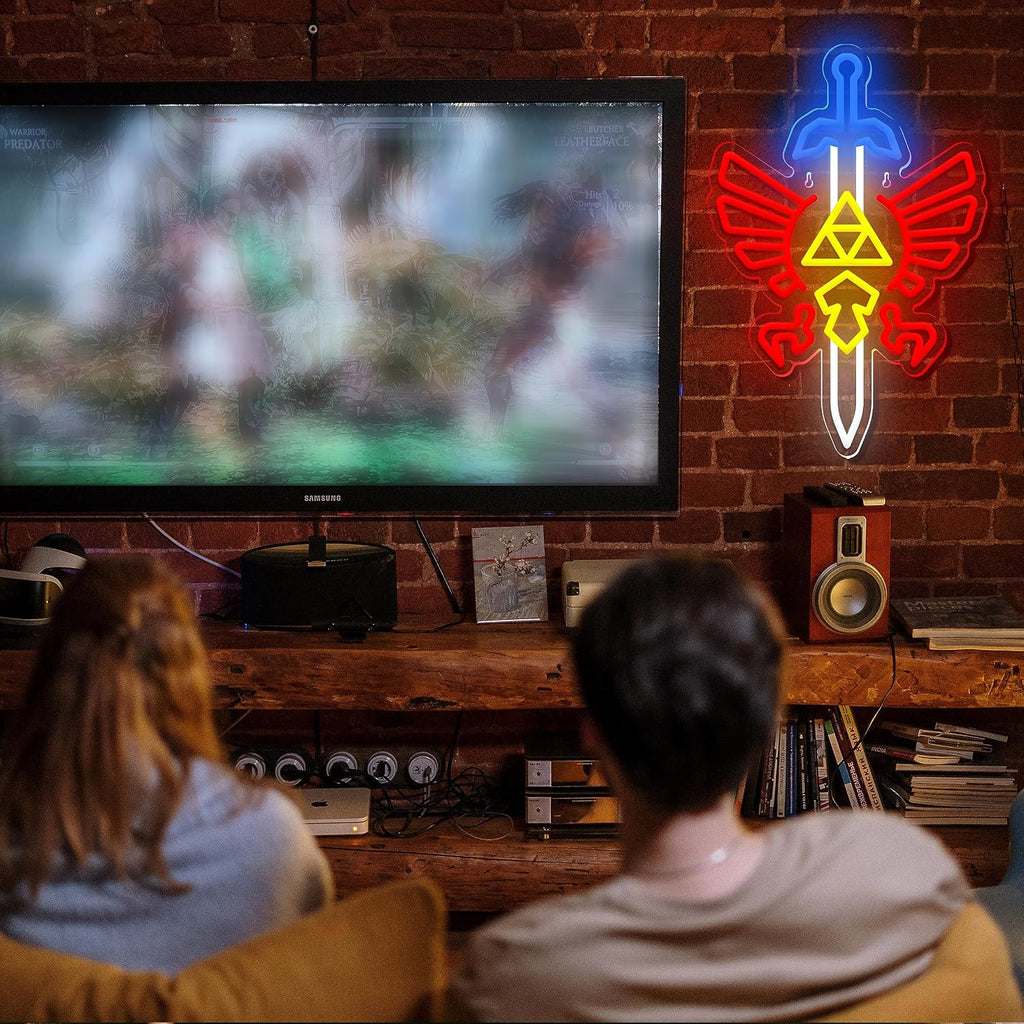 JIARODEY Zelda Master Sword Neon Sign – 3 Styles - Flex Gamingproduct_type