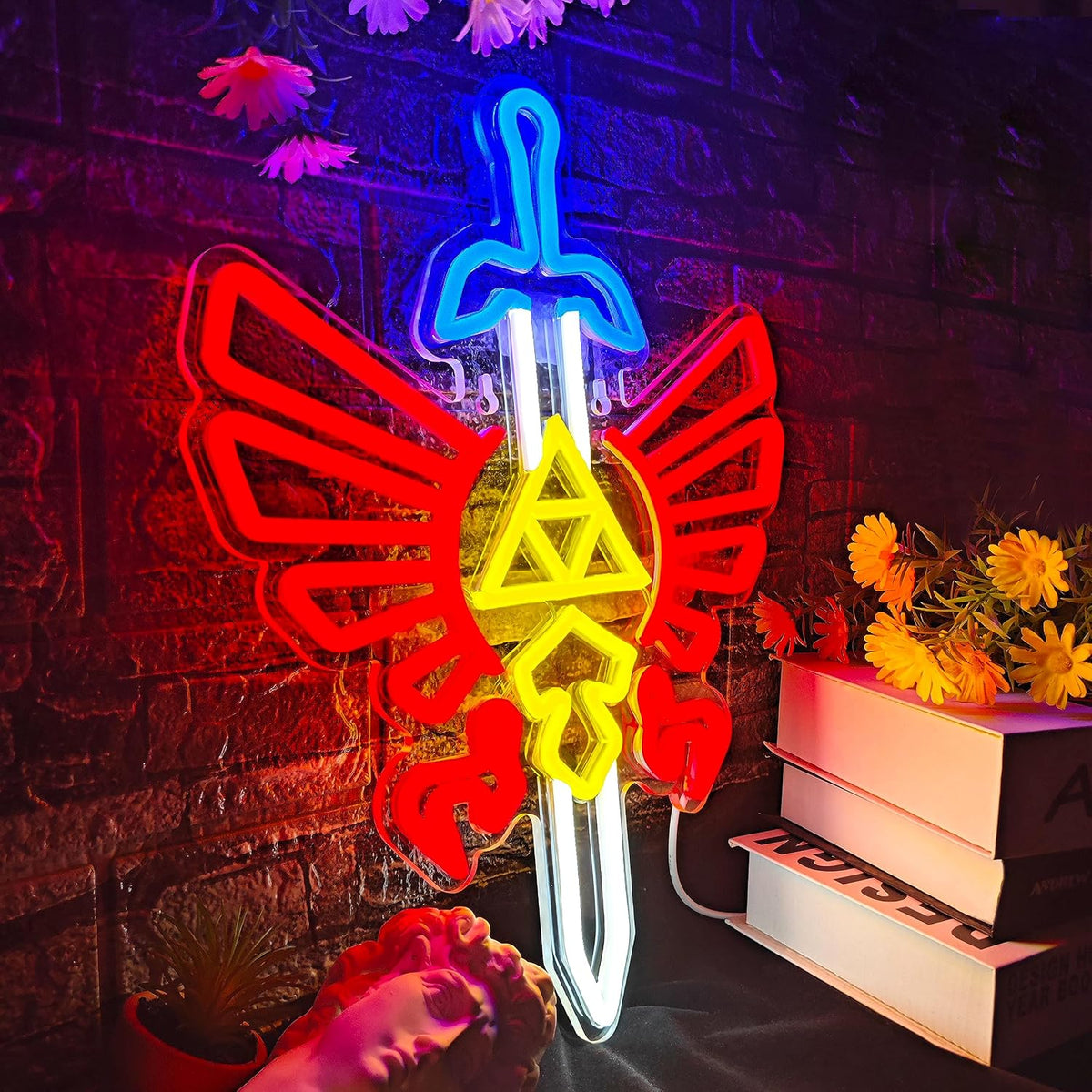 JIARODEY Zelda Master Sword Neon Sign – 3 Styles - Flex Gamingproduct_type