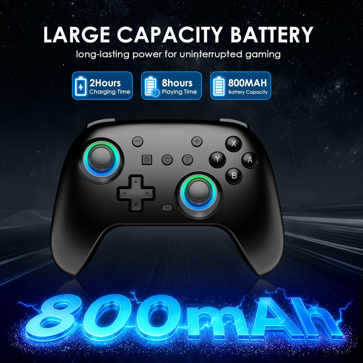 JORREP Switch Controllers 2-Pack with Charging Dock – 3 Colours - Flex Gamingproduct_type