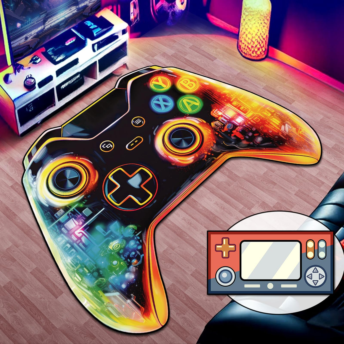 KALERA Gaming Area Rug – 5 Sizes & 7 Designs - Flex Gamingproduct_type