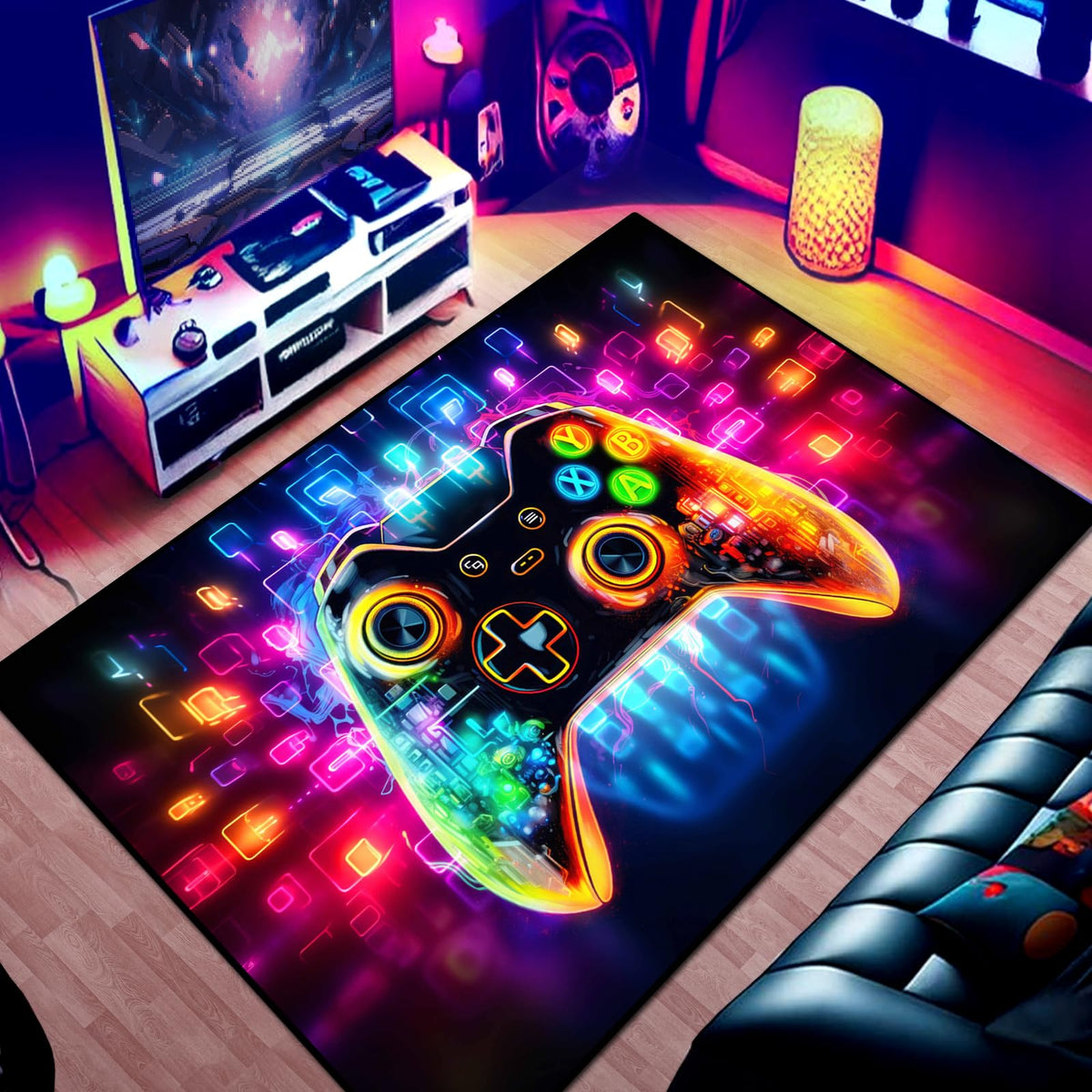KALERA Gaming Area Rug – 5 Sizes & 7 Designs - Flex Gamingproduct_type