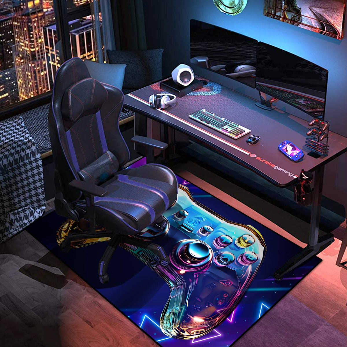 KALERA Gaming Area Rug – 5 Sizes & 7 Designs - Flex Gamingproduct_type