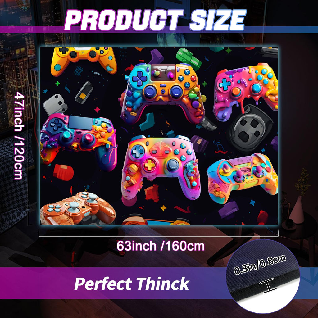 KALERA Gaming Area Rug – 5 Sizes & 7 Designs - Flex Gamingproduct_type