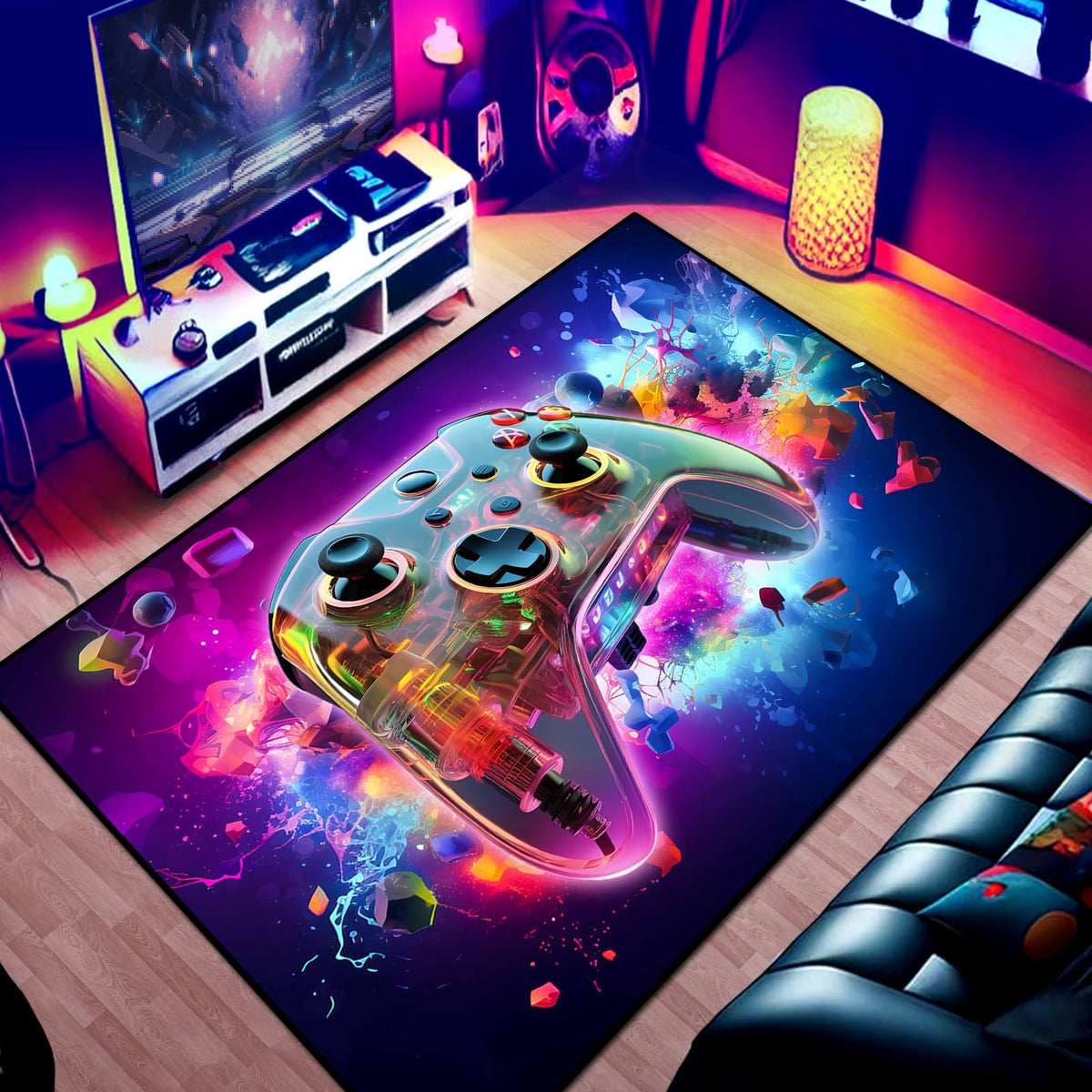 KALERA Gaming Area Rug – 5 Sizes & 7 Designs - Flex Gamingproduct_type