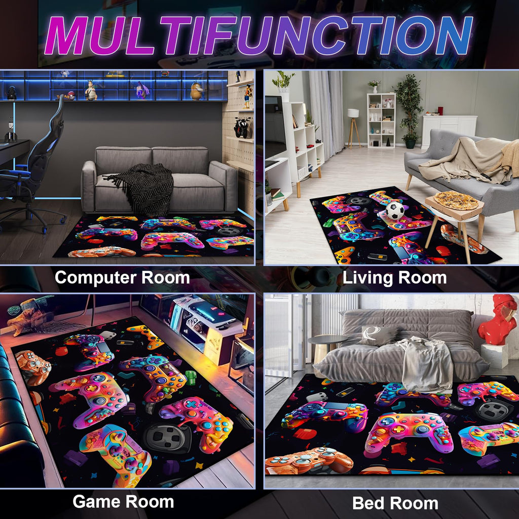 KALERA Gaming Area Rug – 5 Sizes & 7 Designs - Flex Gamingproduct_type