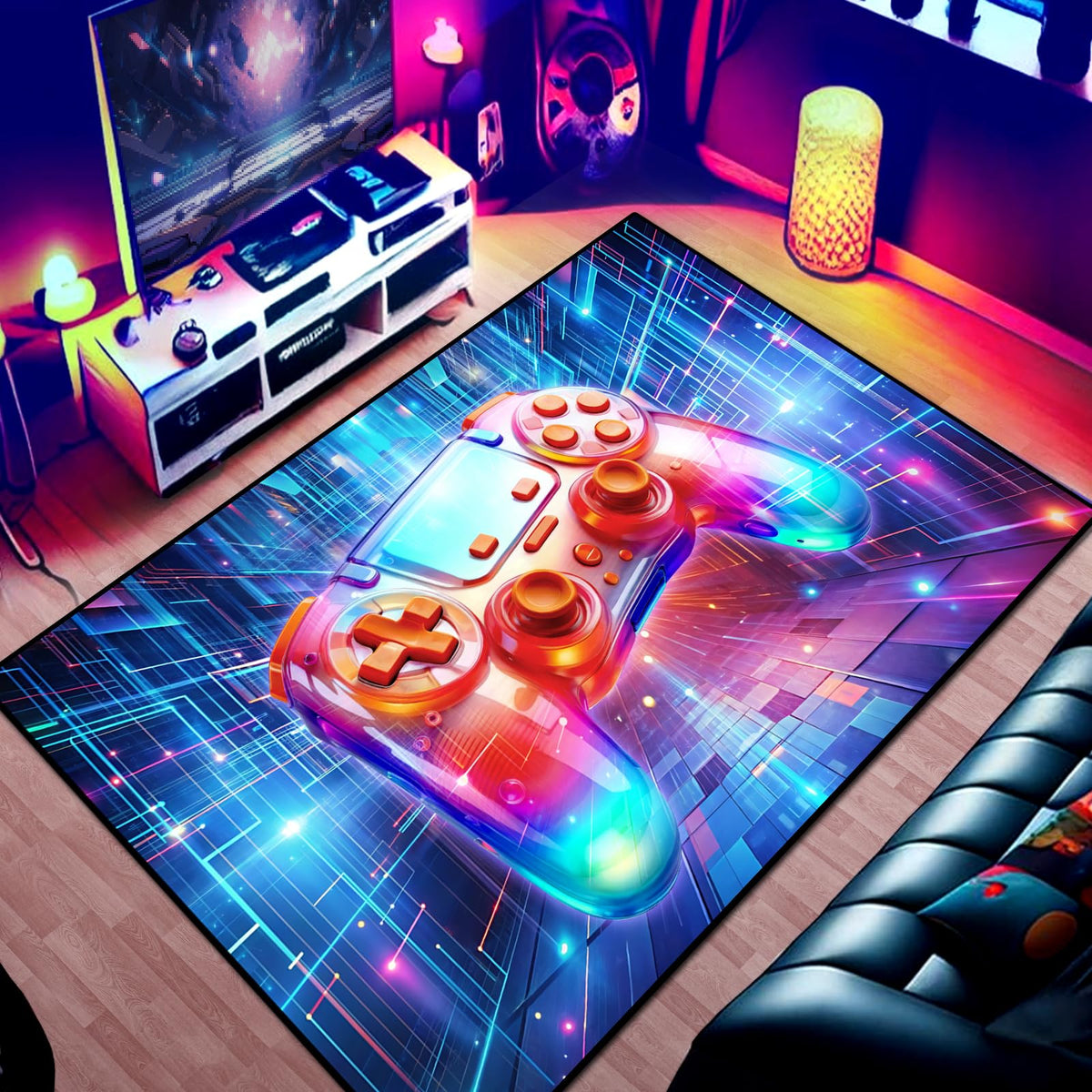KALERA Gaming Area Rug – 5 Sizes & 7 Designs - Flex Gamingproduct_type