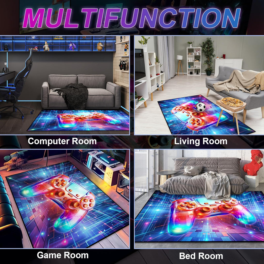 KALERA Gaming Area Rug – 5 Sizes & 7 Designs - Flex Gamingproduct_type