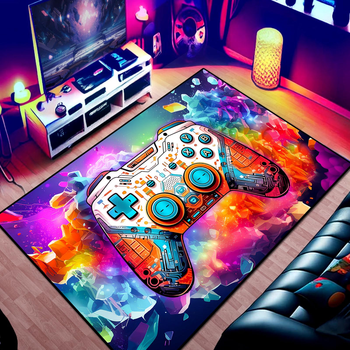 KALERA Gaming Area Rug – 5 Sizes & 7 Designs - Flex Gamingproduct_type