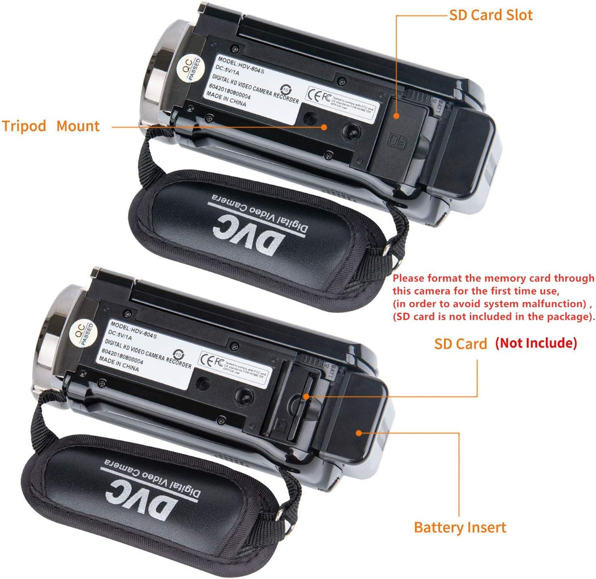 Kicteck Video Camera Camcorder Full HD 1080P – Black - Flex Gamingproduct_type