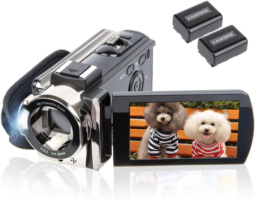 Kicteck Video Camera Camcorder Full HD 1080P – Black - Flex Gamingproduct_type