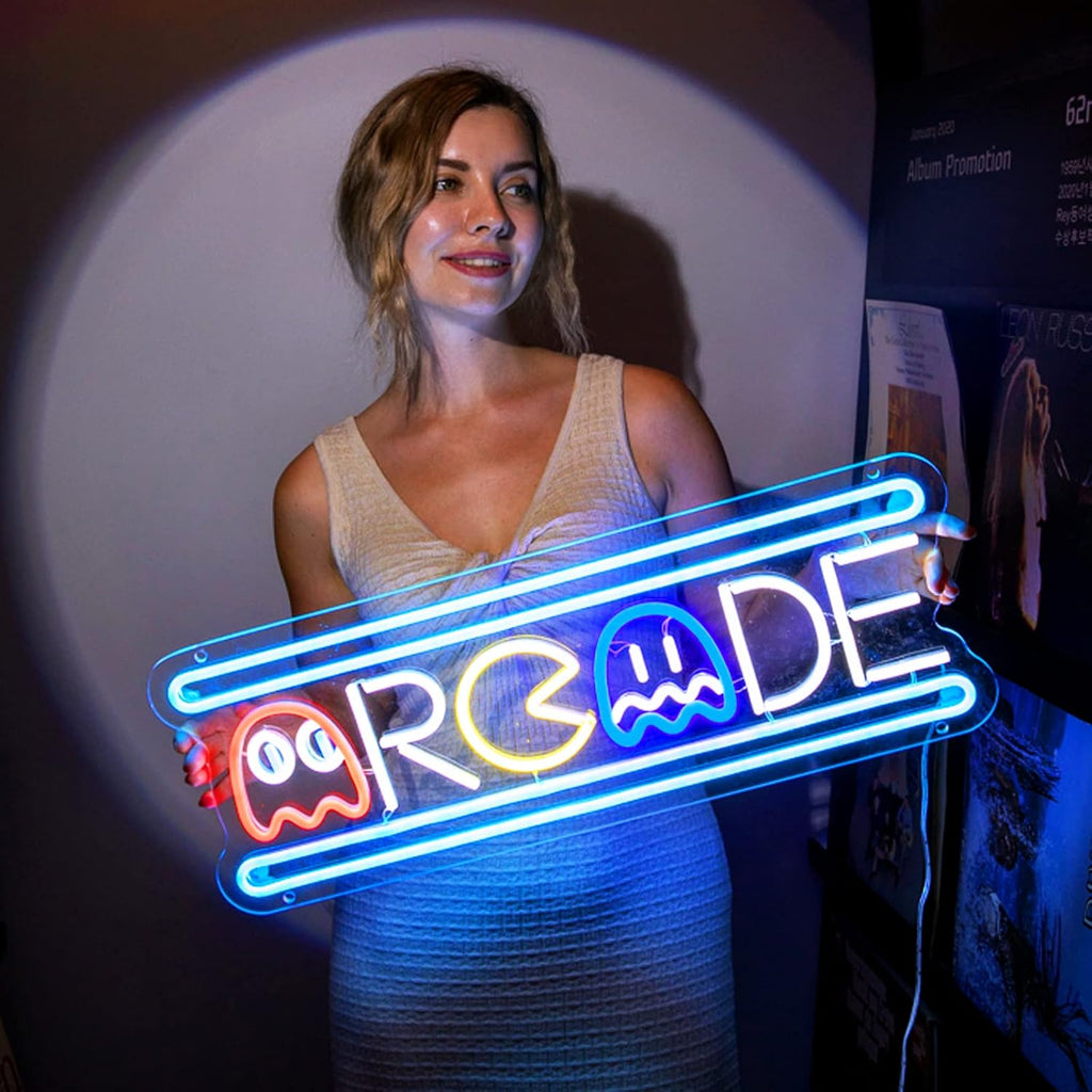 KiMineon Arcade LED Neon Sign – 4 Styles - Flex Gamingproduct_type