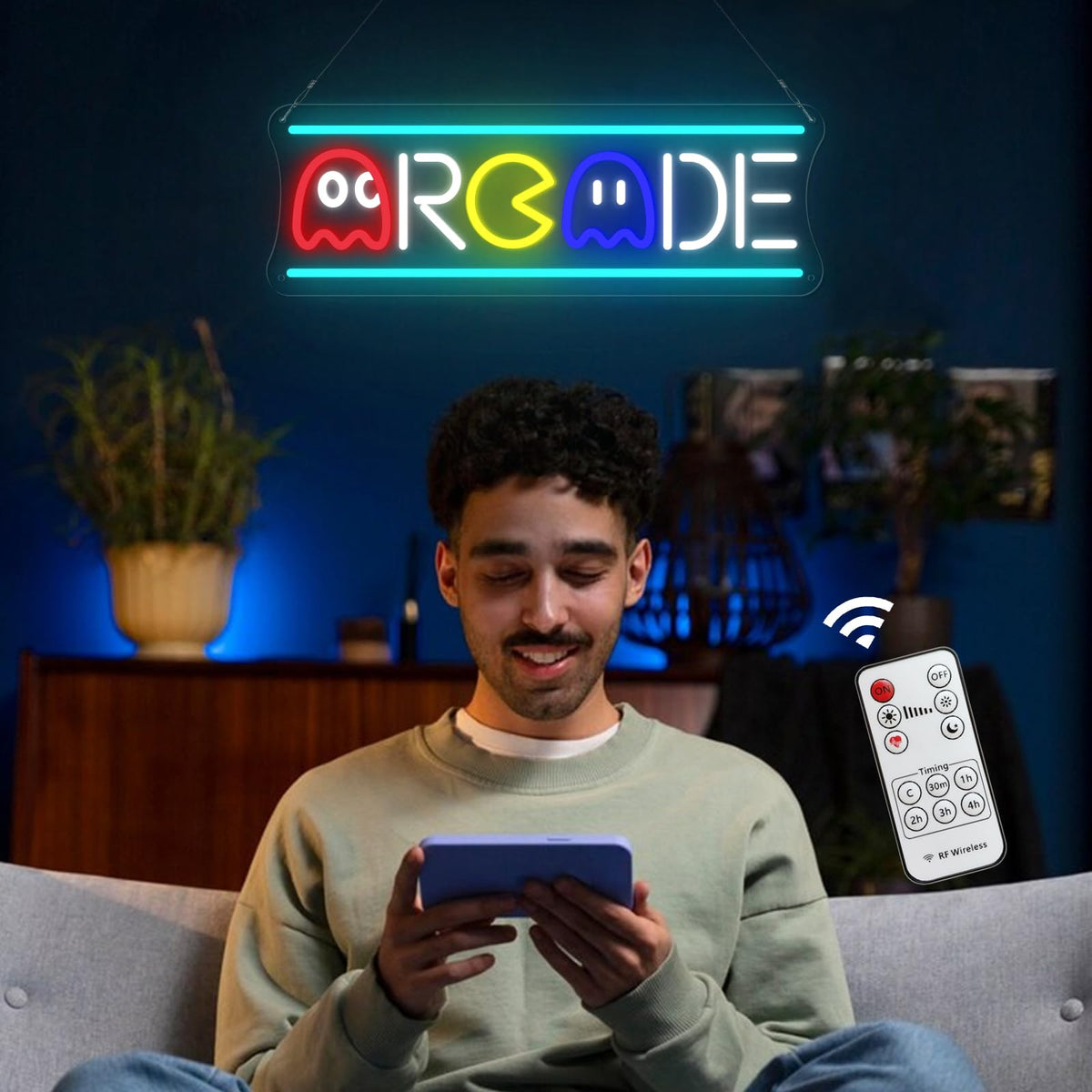 KiMineon Arcade LED Neon Sign – 4 Styles - Flex Gamingproduct_type