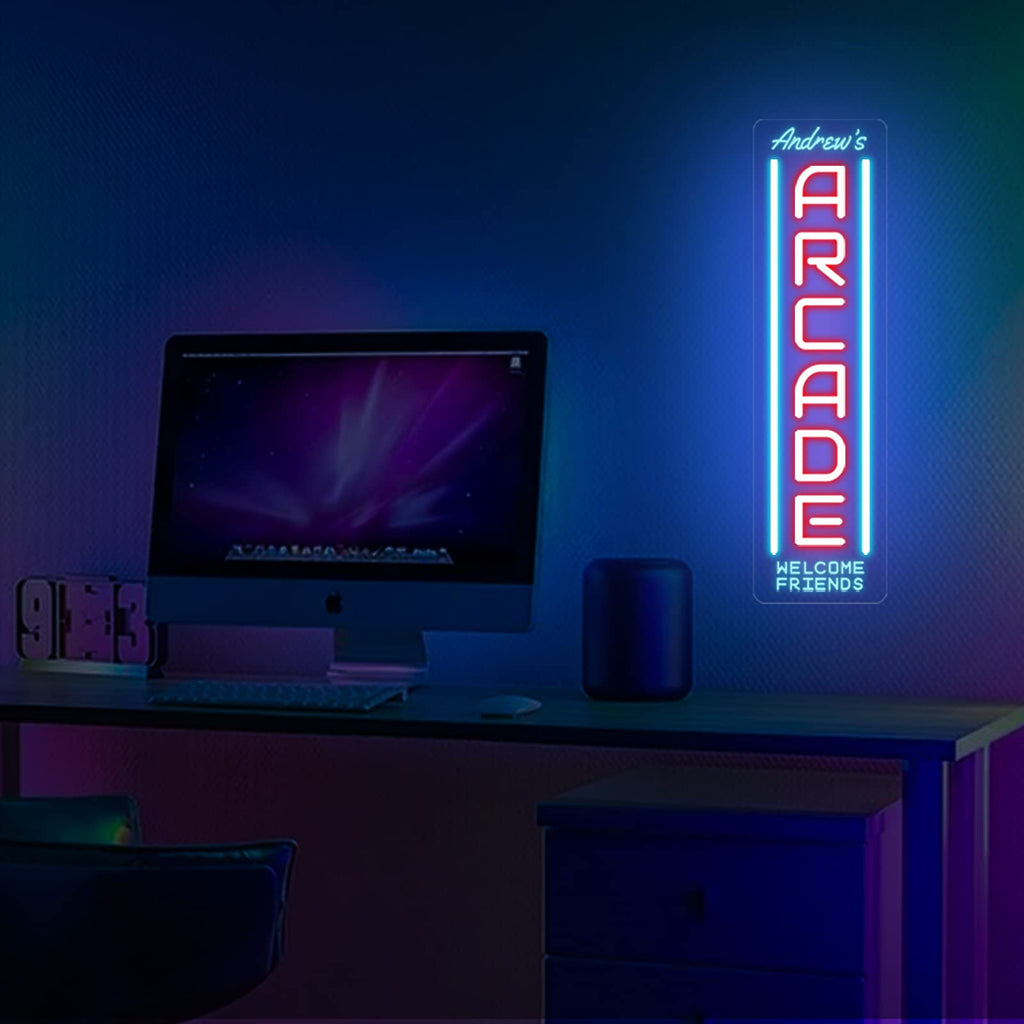 KiMineon Arcade LED Neon Sign – 4 Styles - Flex Gamingproduct_type