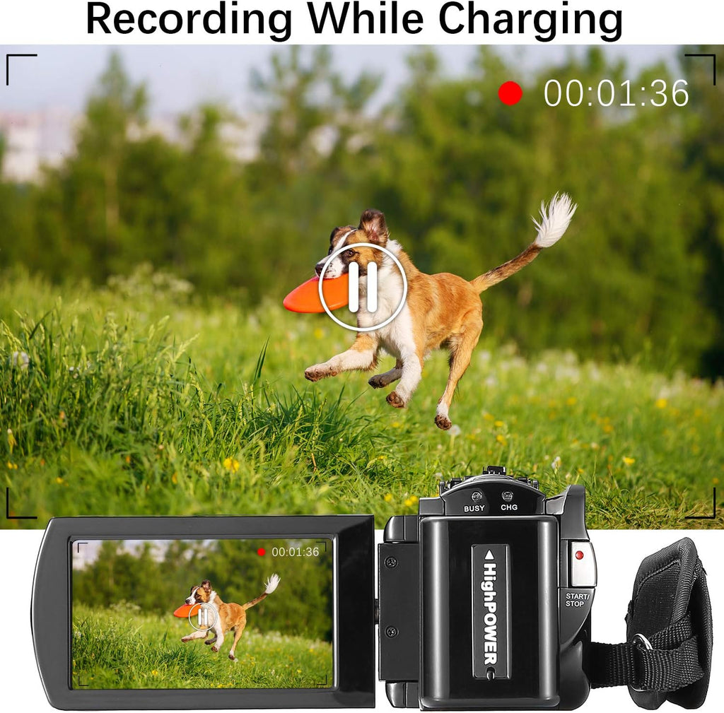 Kimire Video Camera Camcorder Full HD 1080P – Black - Flex Gamingproduct_type