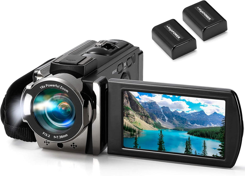 Kimire Video Camera Camcorder Full HD 1080P – Black - Flex Gamingproduct_type