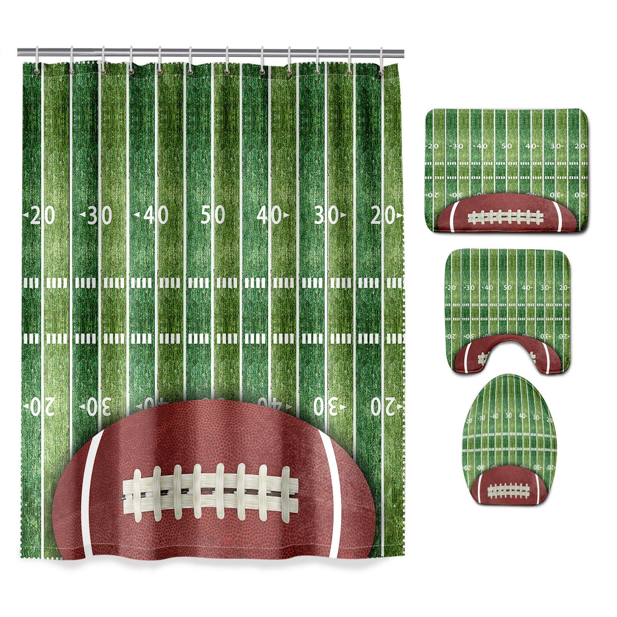 kodhyvj Gamer Shower Curtain Set, 4 Pieces – 9 Designs - Flex Gamingproduct_type