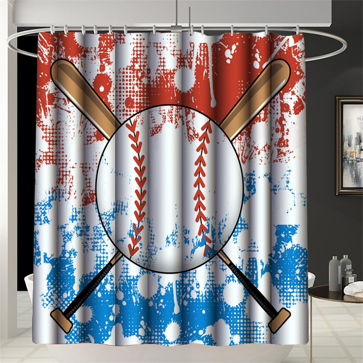 kodhyvj Gamer Shower Curtain Set, 4 Pieces – 9 Designs - Flex Gamingproduct_type