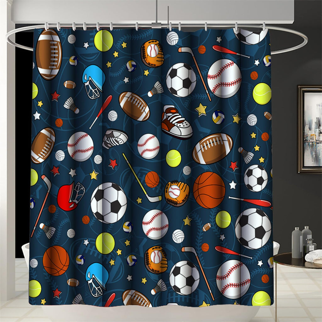 kodhyvj Gamer Shower Curtain Set, 4 Pieces – 9 Designs - Flex Gamingproduct_type