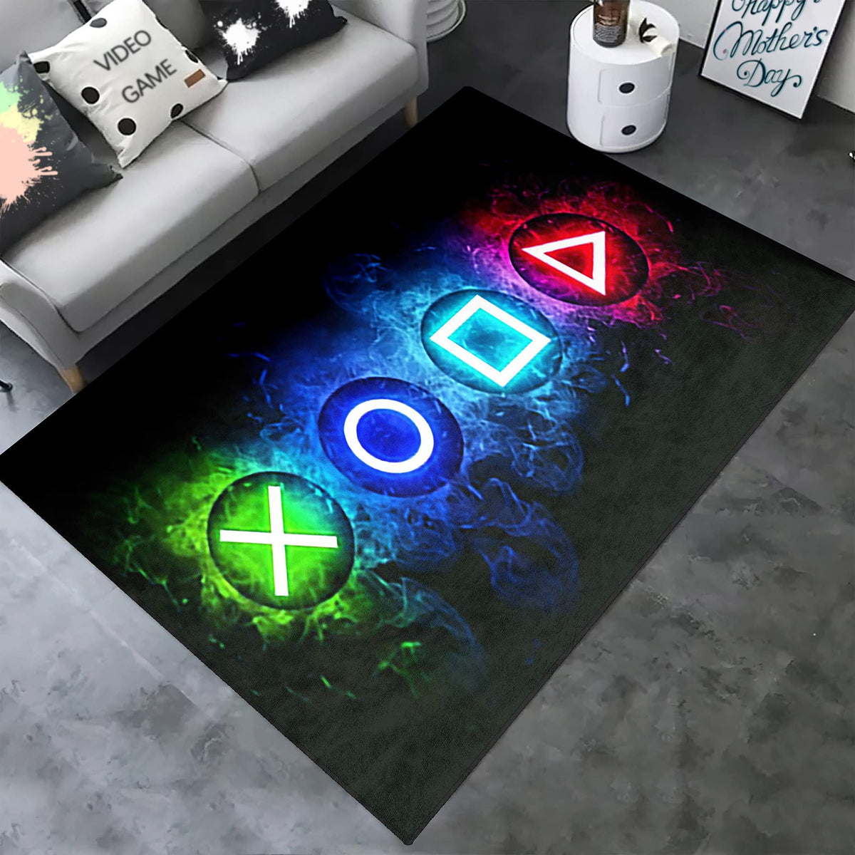 kodhyvj Gaming Area Rug – 11 Sizes & 6 Designs - Flex Gamingproduct_type