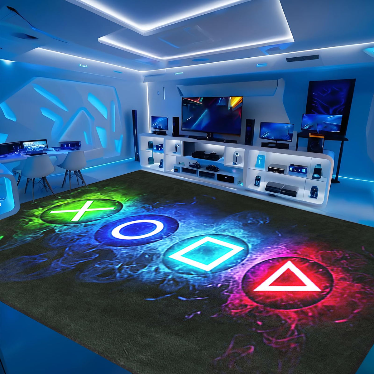 kodhyvj Gaming Area Rug – 11 Sizes & 6 Designs - Flex Gamingproduct_type