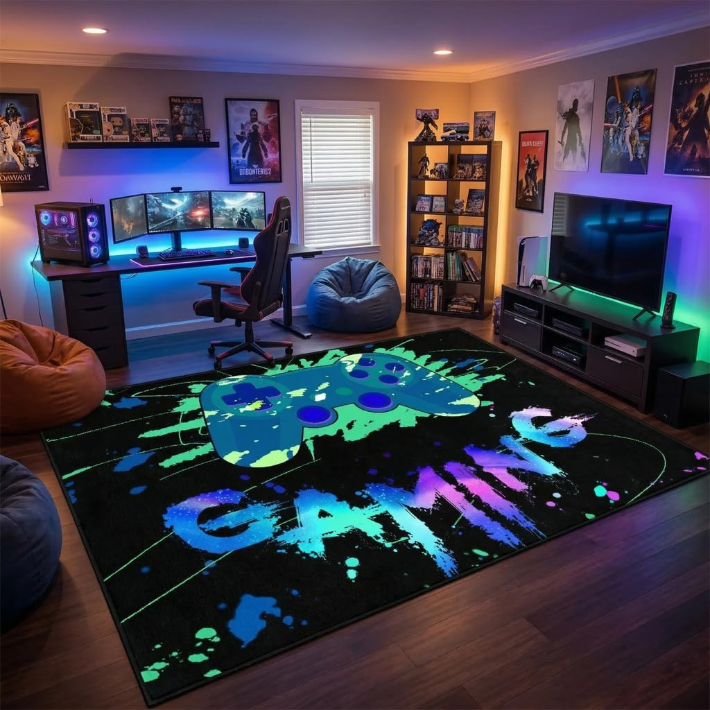 kodhyvj Gaming Area Rug – 11 Sizes & 6 Designs - Flex Gamingproduct_type