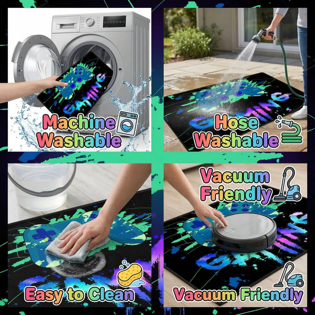 kodhyvj Gaming Area Rug – 11 Sizes & 6 Designs - Flex Gamingproduct_type