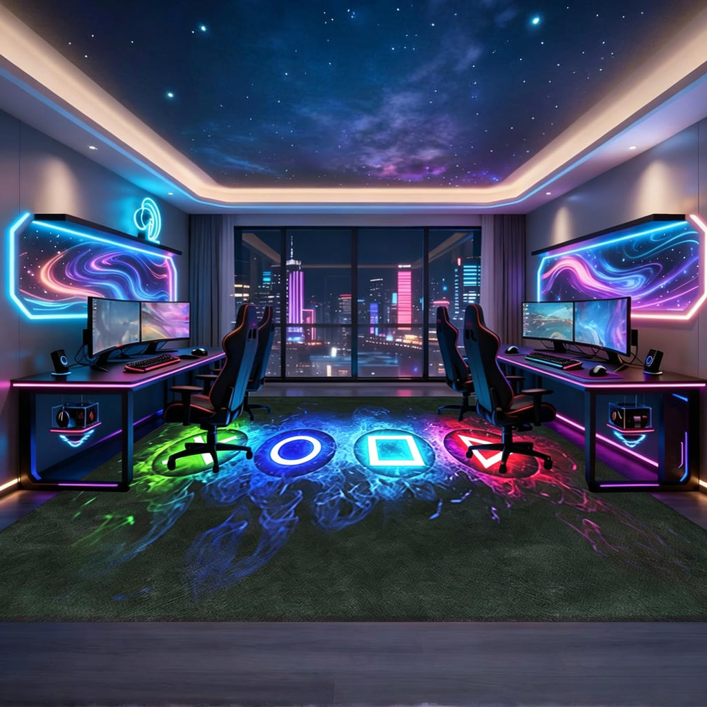 kodhyvj Gaming Area Rug – 11 Sizes & 6 Designs - Flex Gamingproduct_type