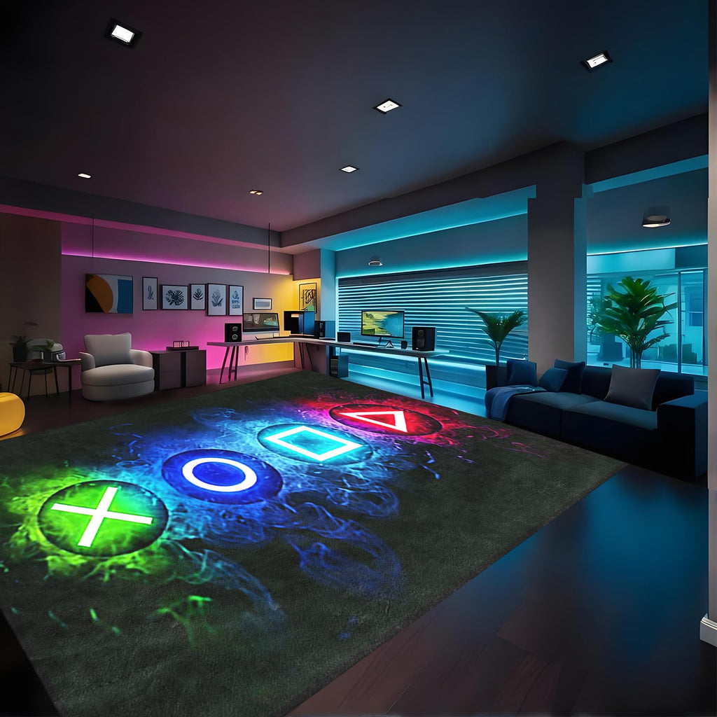 kodhyvj Gaming Area Rug – 11 Sizes & 6 Designs - Flex Gamingproduct_type
