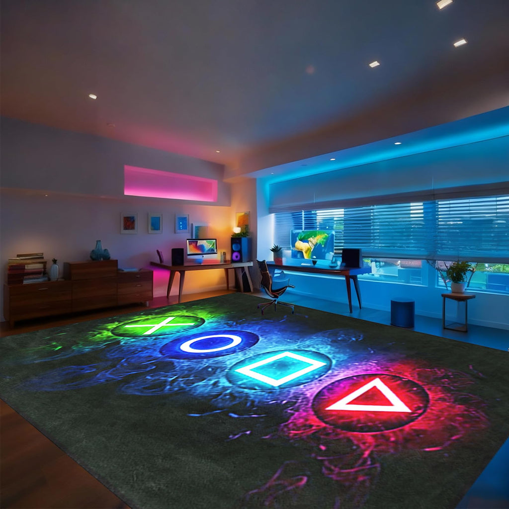 kodhyvj Gaming Area Rug – 11 Sizes & 6 Designs - Flex Gamingproduct_type