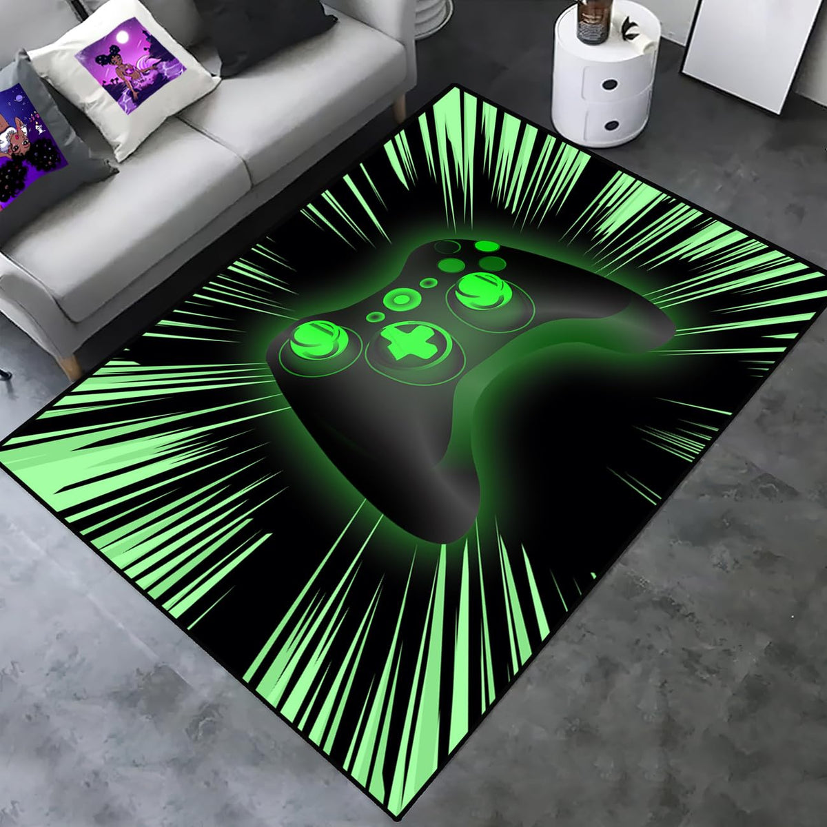 kodhyvj Gaming Area Rug – 11 Sizes & 6 Designs - Flex Gamingproduct_type