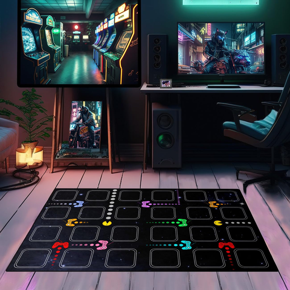 kodhyvj Gaming Area Rug – 11 Sizes & 6 Designs - Flex Gamingproduct_type