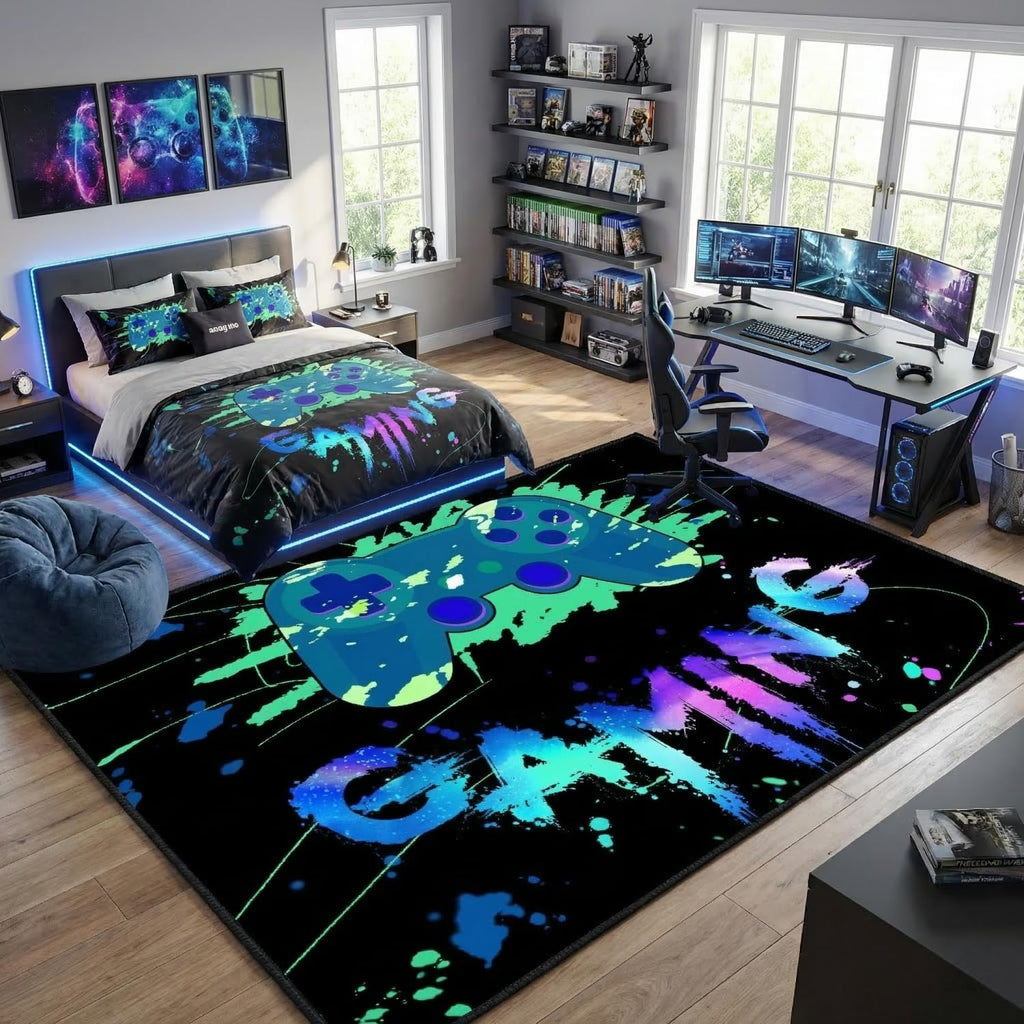 kodhyvj Gaming Area Rug – 11 Sizes & 6 Designs - Flex Gamingproduct_type