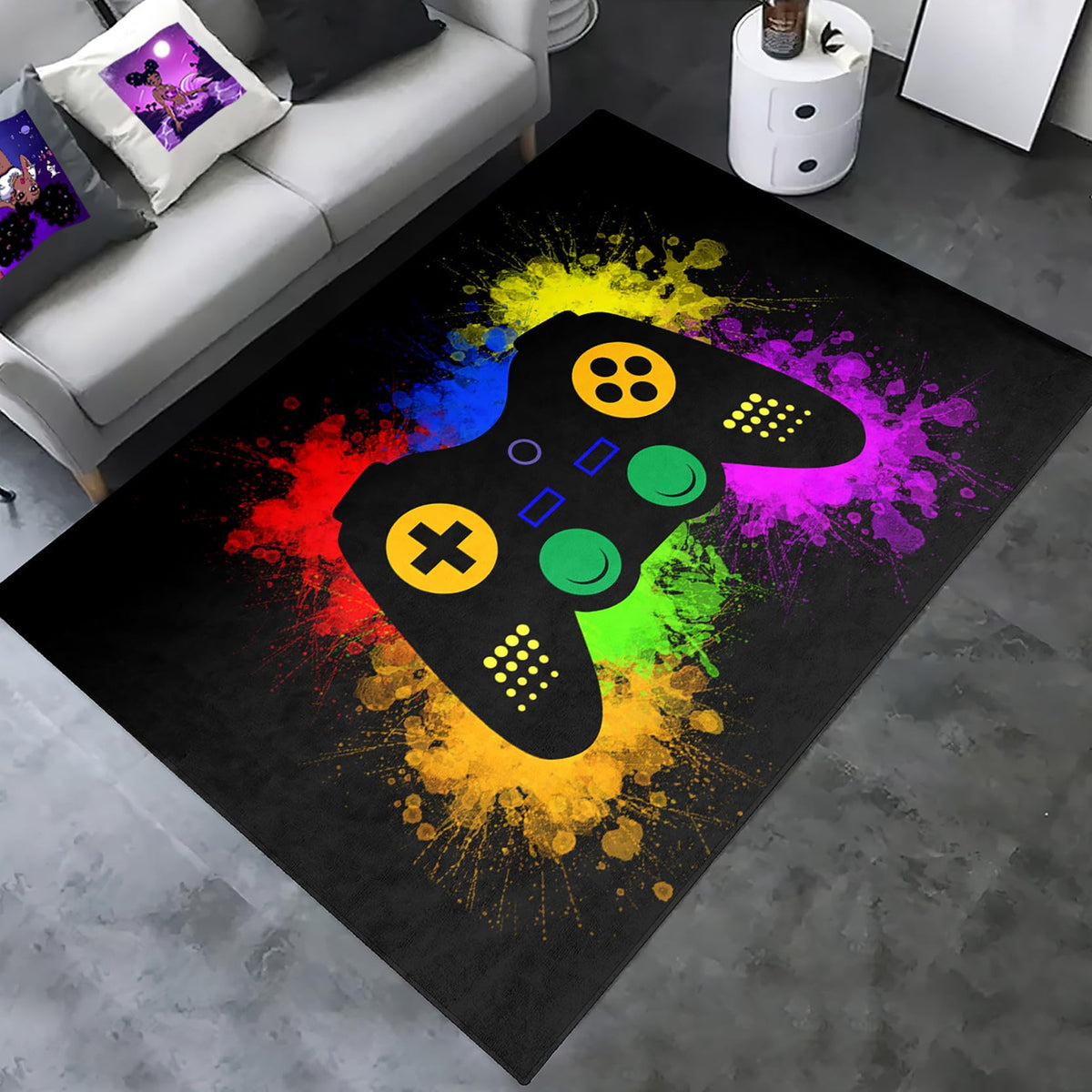 kodhyvj Gaming Area Rug – 11 Sizes & 6 Designs - Flex Gamingproduct_type