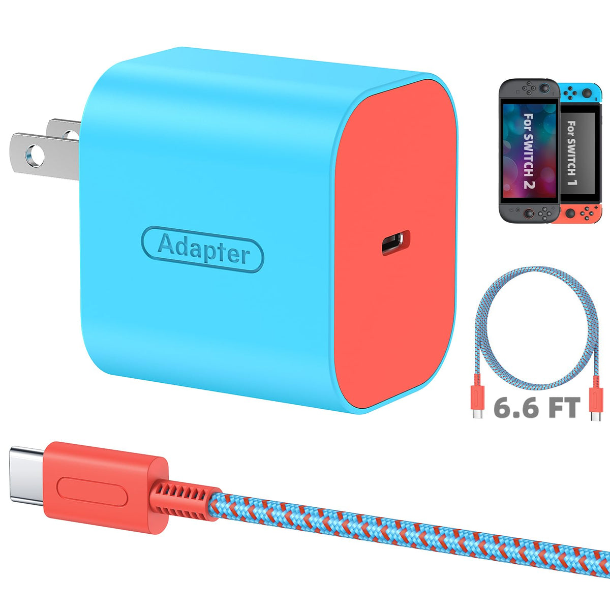 KOVA 60W Nintendo Switch 2 Charger – Fast Charging USB-C – 10 Options - Flex Gamingproduct_type