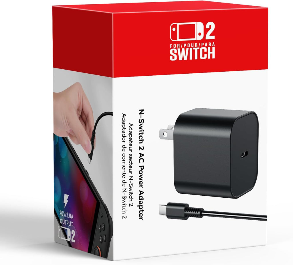 KOVA 60W Nintendo Switch 2 Charger – Fast Charging USB-C – 10 Options - Flex Gamingproduct_type