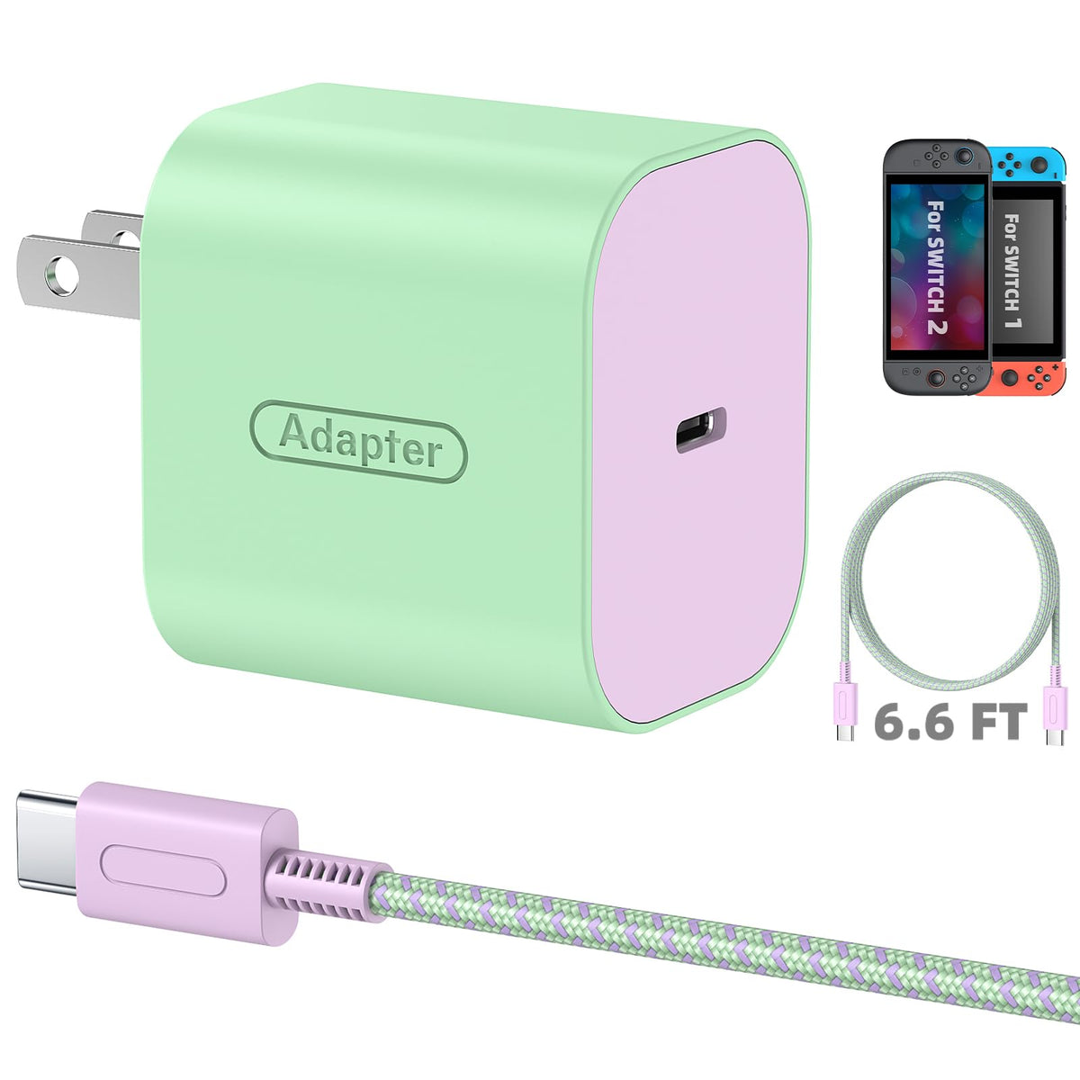 KOVA 60W Nintendo Switch 2 Charger – Fast Charging USB-C – 10 Options - Flex Gamingproduct_type