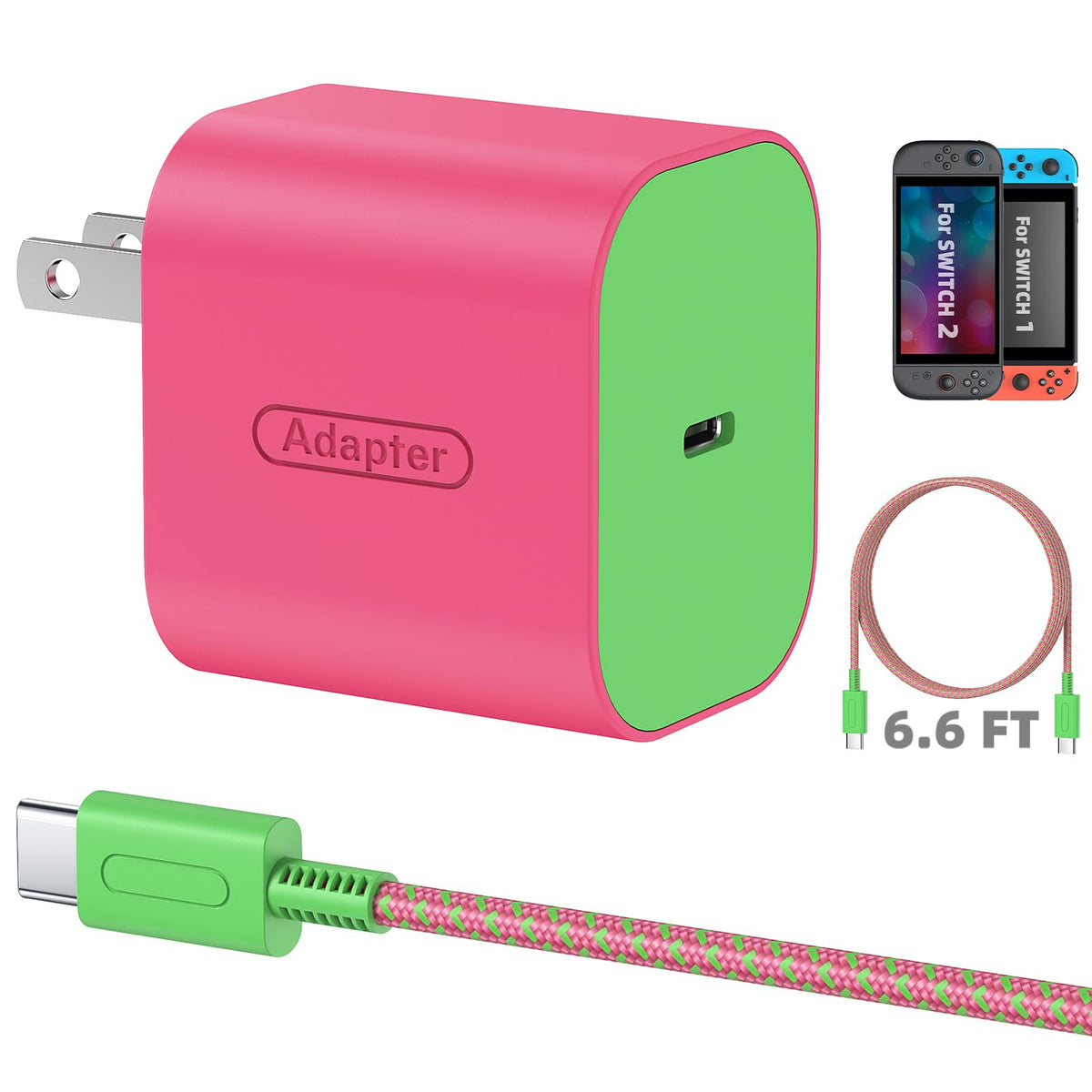 KOVA 60W Nintendo Switch 2 Charger – Fast Charging USB-C – 10 Options - Flex Gamingproduct_type